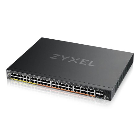Zyxel XMG2230-52HP - Administreret L2/L3 25G Ethernet PoE Switch - Optimal Ydeevne & Pålidelighed i 1U Sort - Varenr. 4718937645