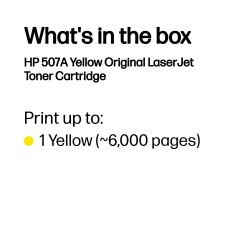 HP Toner Yellow 507A (CE402A) - Gul tonerpatron