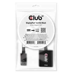 Club3D Displayport To Vga Black