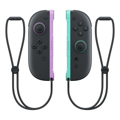 "Udforsk Nintendo Joy-Con 2 Controller til Nintendo Switch 2 - Sort, Lysegrøn & Lilla - Oplev Ubegribelig Spilleglæde!"