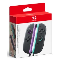 NINTENDO Controller Sort Grøn Lilla