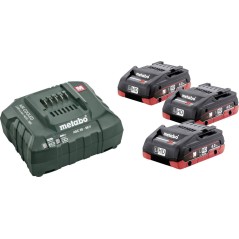 Køb Metabo BASIC SET 3 X LIHD 40 AH Li-ion 4Ah – Effektiv, Pålidelig og Langtidsholdbar Energikilde!