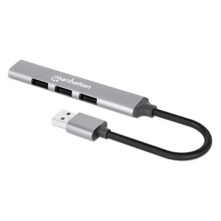 Manhattan Usb-A 4-Port Hub, 4X Usb-A (168427)