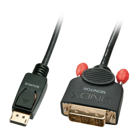 Lindy 0.5m DisplayPort to DVI Cable (41489)