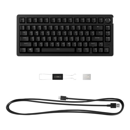 HyperX Alloy Rise 75 Wireless - kompakt 75% trådløst tastatur