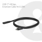 CLUB3D CAC-2502 USB-C to USB-C 1m Sort CLUB3D CAC-2502 USB-C to USB-C 1m Sort