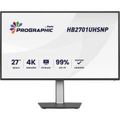 Iiyama ProGraphic HB2701UHSNP-B1 27 IPS Black 2.0 3840 x 2160 (4K) HDMI DisplayPort USB-C 60Hz