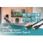 ASSMANN HDMI-kabel med Ethernet 5m Sort