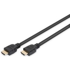 ASSMANN HDMI-kabel med Ethernet 5m - Sort | Høj Kvalitet og Optimal Ydeevne