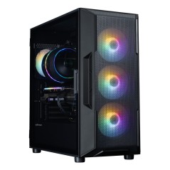 Zalman i3 NEO V2 Tower ATX Sort - Elegant Gaming Kasa med Optimal Ventilation & Stilfuldt Design