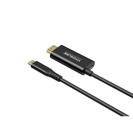Vivolink USB-C to HDMI Cable with 100W