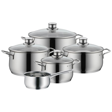 "WMF Diadem Plus 0733556040 Grydestel 9 stk. – Elegance og Kvalitet til Dit Køkken!"