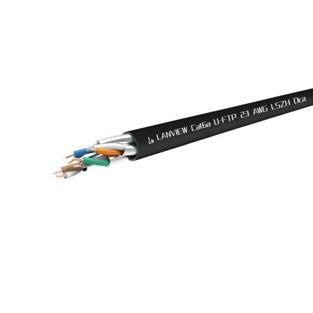 Lanview Cat6a U-FTP 4x2xAWG23 LSZH - Skærmet netværkskabel