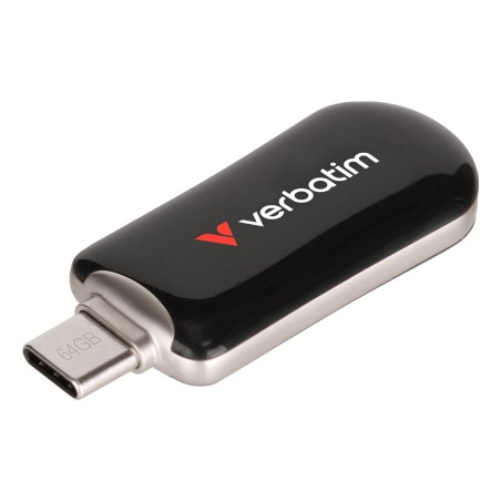 Verbatim Plectra 64GB USB 3.2 Gen 1 / USB-C Sort