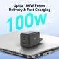 Acer Adapter 100Watt 1xUSB-A 2.0 2xUSB-C
