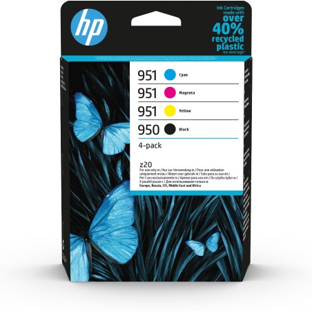 HP 950 Black 951 CMY Original Ink – 6ZC65AE