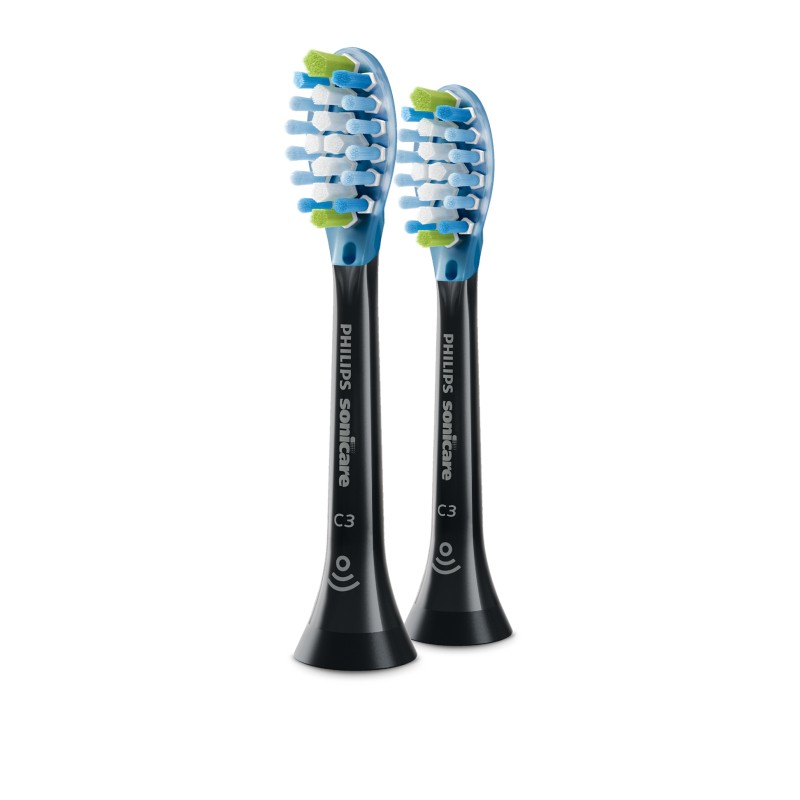 Philips Sonicare C3 Premium Plaque Defence HX9042 Ekstra tandbørstehoved 2 Sort Philips Sonicare C3 Premium Plaque Defence HX9042 Ekstra tandbørstehoved 2 Sort