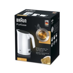Braun PurEase Elkedel 1.7liter 2.2kW Hvid