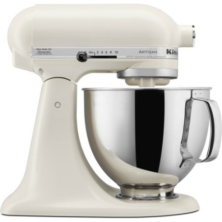 Køb KitchenAid 5KSM125EPL Kjøkkenmaskine 4,8L 300W i Cremefarvet - Kvalitet, Funktionalitet & Stil!