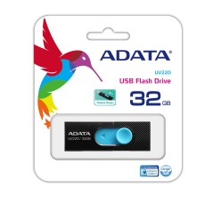 ADATA UV220 32GB USB 2.0 USB stick Sort Blå