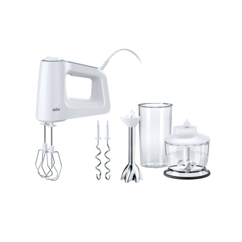 Braun MultiMix 3 HM 3137WH Håndmixer 500W Hvid Braun MultiMix 3 HM 3137WH Håndmixer 500W Hvid