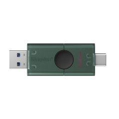 Kingston DataTraveler Duo 256GB USB 3.2 Gen 1 / USB-C USB stick Sort Grøn