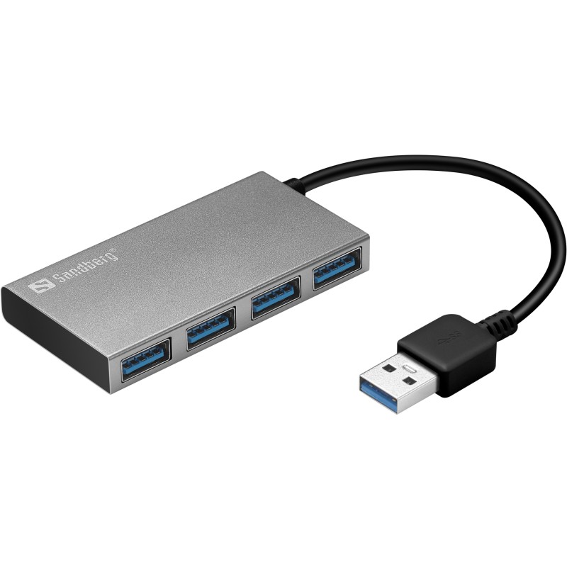 Sandberg USB 3.0 Pocket Hub Hub 4 porte USB Sandberg USB 3.0 Pocket Hub Hub 4 porte USB