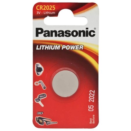 Panasonic Knapcellebatteri CR2025 - Langtidslevende Strøm til Dine Enheder | Varenummer: 5019068085121