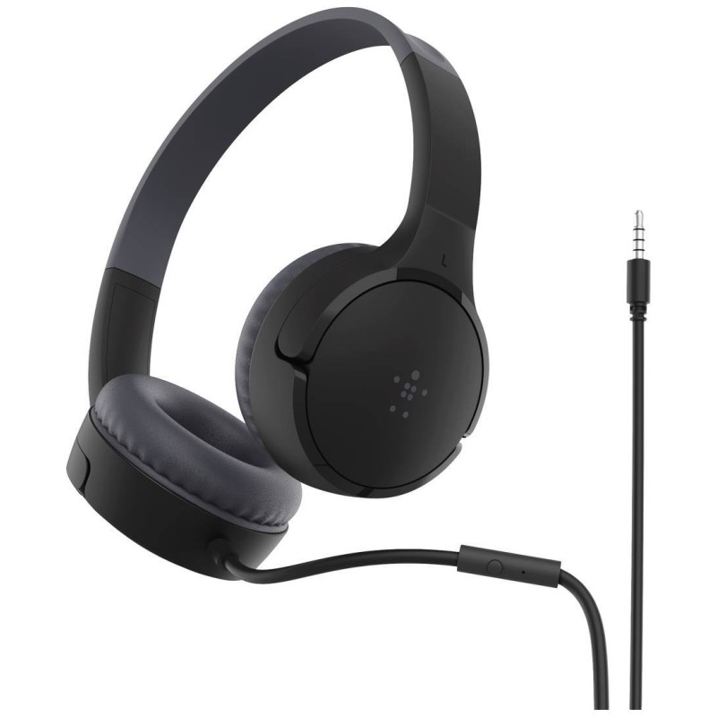 Belkin SoundForm Mini Kablet Hovedtelefoner Sort