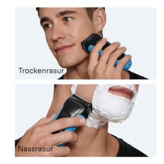 Braun Series 3 310s Barbermaskine Sort - Effektiv og Komfortabel Barbering til Mænd