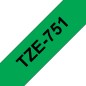 Brother LABEL 24MM BLACK N GREEN Brother LABEL 24MM BLACK N GREEN