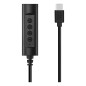 Sandberg Headset USB-C Controller, 1.5m