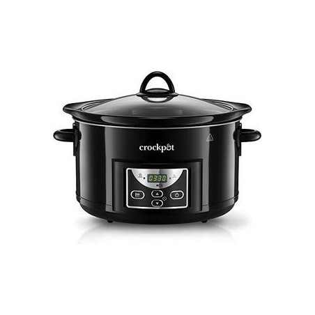 Crock-Pot Slow Cooker 47 Liter Sort - Perfekt til Lækre Måltider der Hjemme!