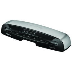 Fellowes Saturn 3i A3 Lamineringsmaskine - Kold- og varm-laminering i stilrent sort/sølv - Optimal beskyttelse af dine dokumente