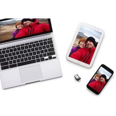 SanDisk Ultra Dual 64GB USB 3.0 & micro USB - Hurtig, Pladsbesparende, Sort/Sølv - Varenr. 0619659149642