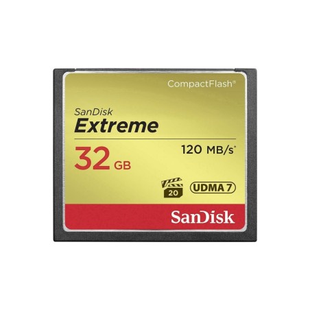 SanDisk Extreme CompactFlash-kort 32GB 120MB/s