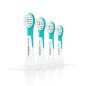 Philips Sonicare For Kids HX6034 Ekstra tandbørstehoved 4 Blå Hvid Philips Sonicare For Kids HX6034 Ekstra tandbørstehoved 4 Blå Hvid