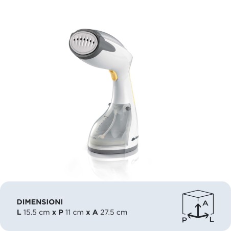 Ariete 4167 Håndholdt stof damper 1200W Grå Hvid Gul