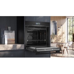 Siemens iQ700 HM776GKB1 Kombinationsovn Til indbygning Sort