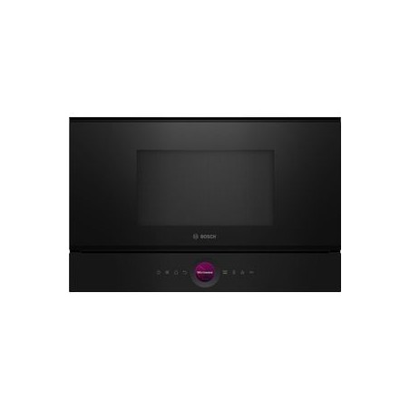Bosch Serie 8 Mikroovn til indbygning 900W - 21 Liter - Elegant Sort | Effektiv madlavning og stilfuldt design