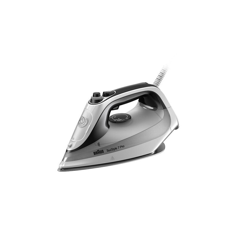 Braun TexStyle 7 Pro SI 7149 Dampstrygejern 2900W Sort Grå Hvid