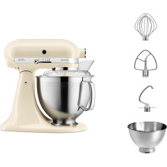 KitchenAid Artisan Premium 5KSM185PSEAC Køkkenmaskine Cream