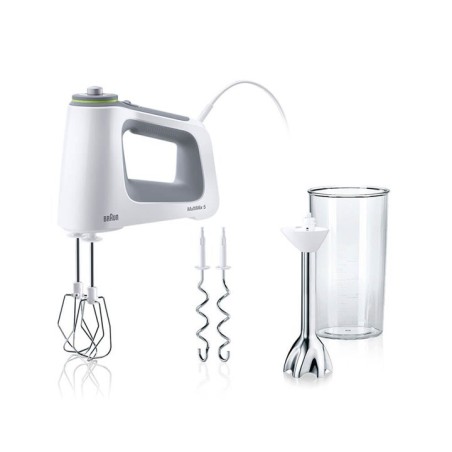 Køb Braun MultiMix 5 HM 5107 WH Håndmixer 750W – Elegant Hvid, Effektiv og Præcis!