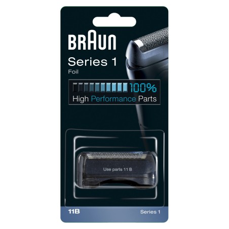 Braun Series 1 11B Ekstra Klinge og Skraber - Sort | Optimal Præcision og Pleje til Dit Barberskæg 