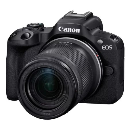 Canon EOS R50 24.2 Megapixel Sort Digitalkamera - Fang hver detalje med exceptionel billedkvalitet!