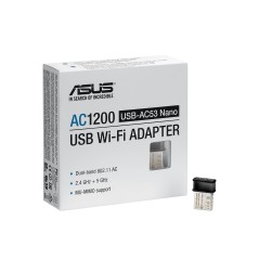 ASUS Netværksadapter USB 2.0 - 1167Mbps Trådløs Hastighed | Hurtig & Stabil Forbindelse - Varenr. 4712900519105