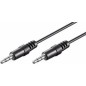 goobay AUX Audiokabel Sort