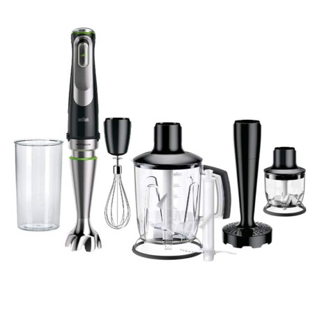 Braun Multiquick 9 MQ 9147X Stavblender - 12kW Premium Sortbørstet Rustfrit Stål - Effektiv og Stilfuld Køkkenhjælper!