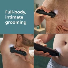 Philips Bodygroom Series 7000 BG7470 Trimmer - Elegant Sort, Perfekt til Pleje og Komfort
