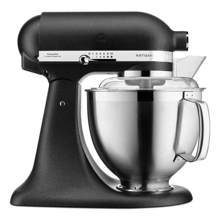 KitchenAid Artisan Premium 5KSM185PSEBK Kjøkkenmaskine - 48L Sort Støbejern | Den Perfekte Hjælper til Dit Køkken!